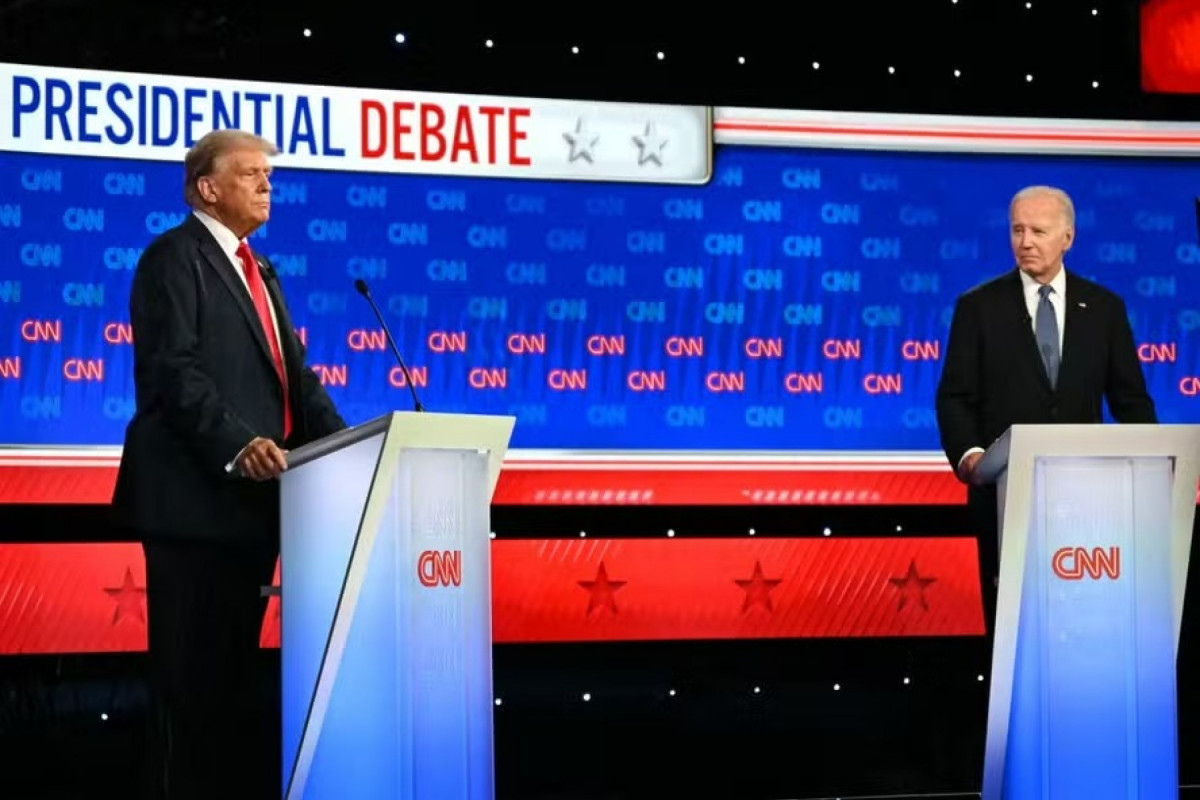Durante o debate, Biden teve lapsos de memória, mostrou fragilidade física e perdeu a linha de raciocínio (ANDREW CABALLERO-REYNOLDS/AFP) Durante o debate, Biden teve lapsos de memória, mostrou fragilidade física e perdeu a linha de raciocínio/ANDREW CABALLERO-REYNOLDS/AFP