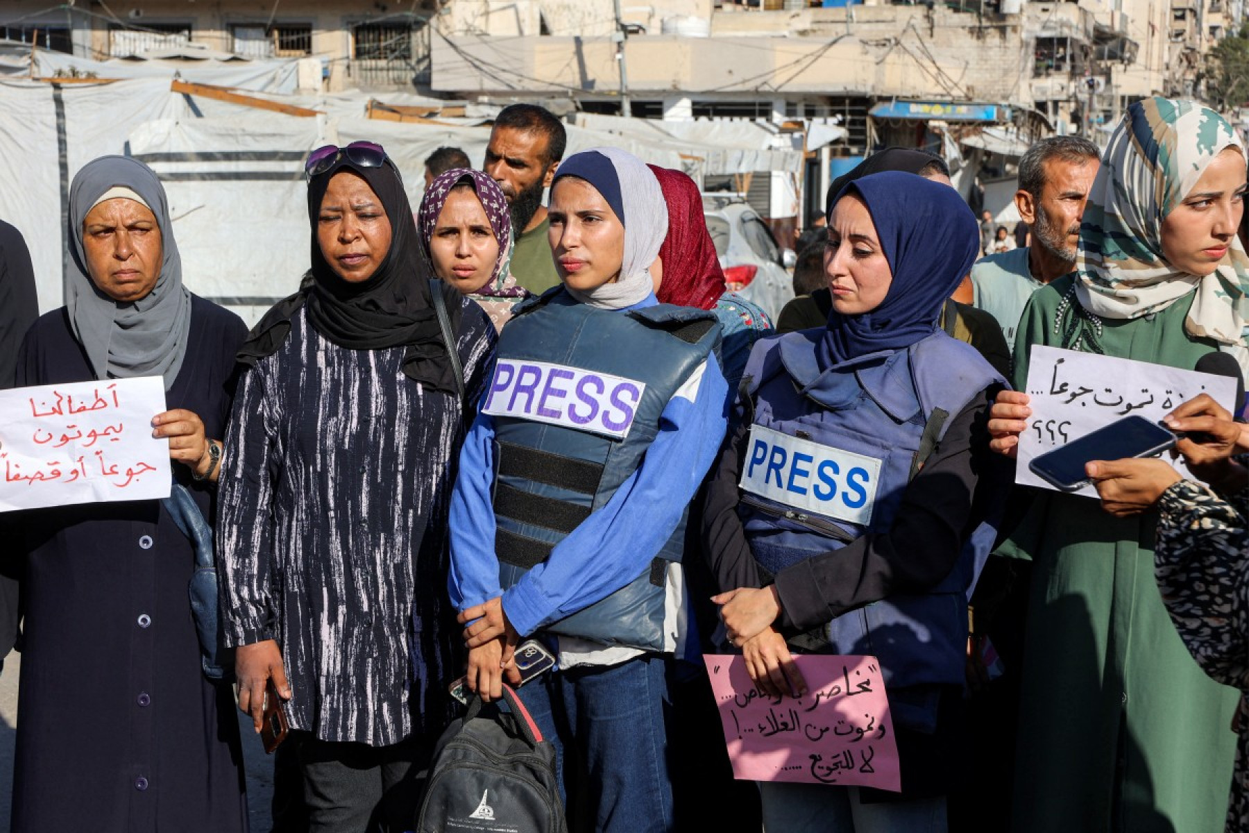 Jornalistas em Gaza