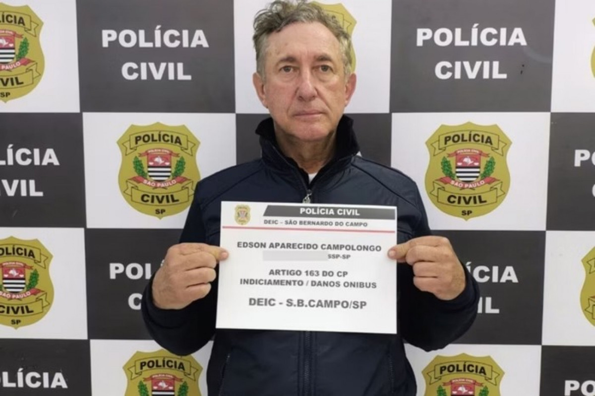 Edson Campolongo, autor de 17 ataques a ônibus em São Paulo (Reprodução) Edson Campolongo, autor de 17 ataques a ônibus em São Paulo/Reprodução