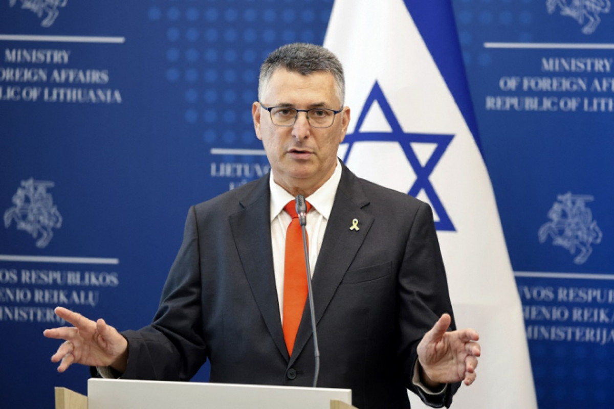Ministro das Relações Exteriores de Israel, Gideon Saar (Petras Malukas / AFP) Ministro das Relações Exteriores de Israel, Gideon Saar/Petras Malukas / AFP