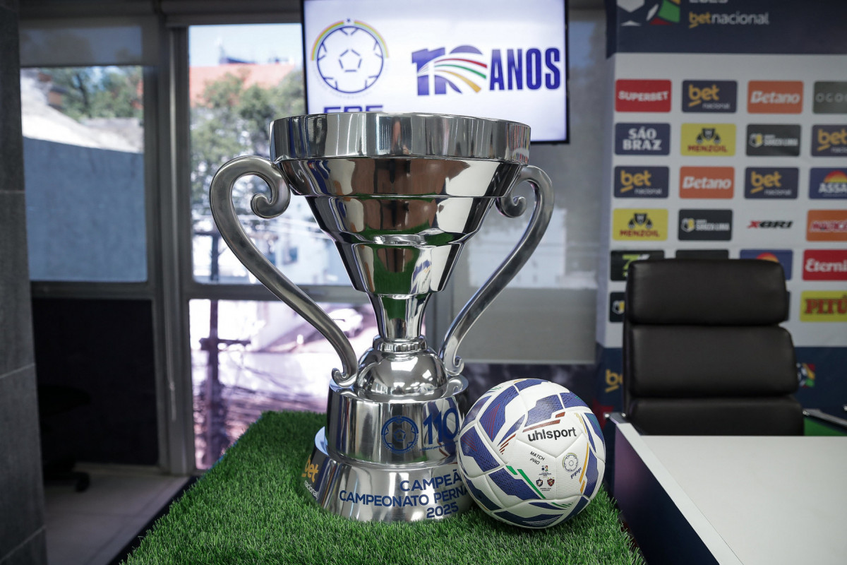Troféu do Campeonato Pernambucano 2025/Rafael Vieira/FPF