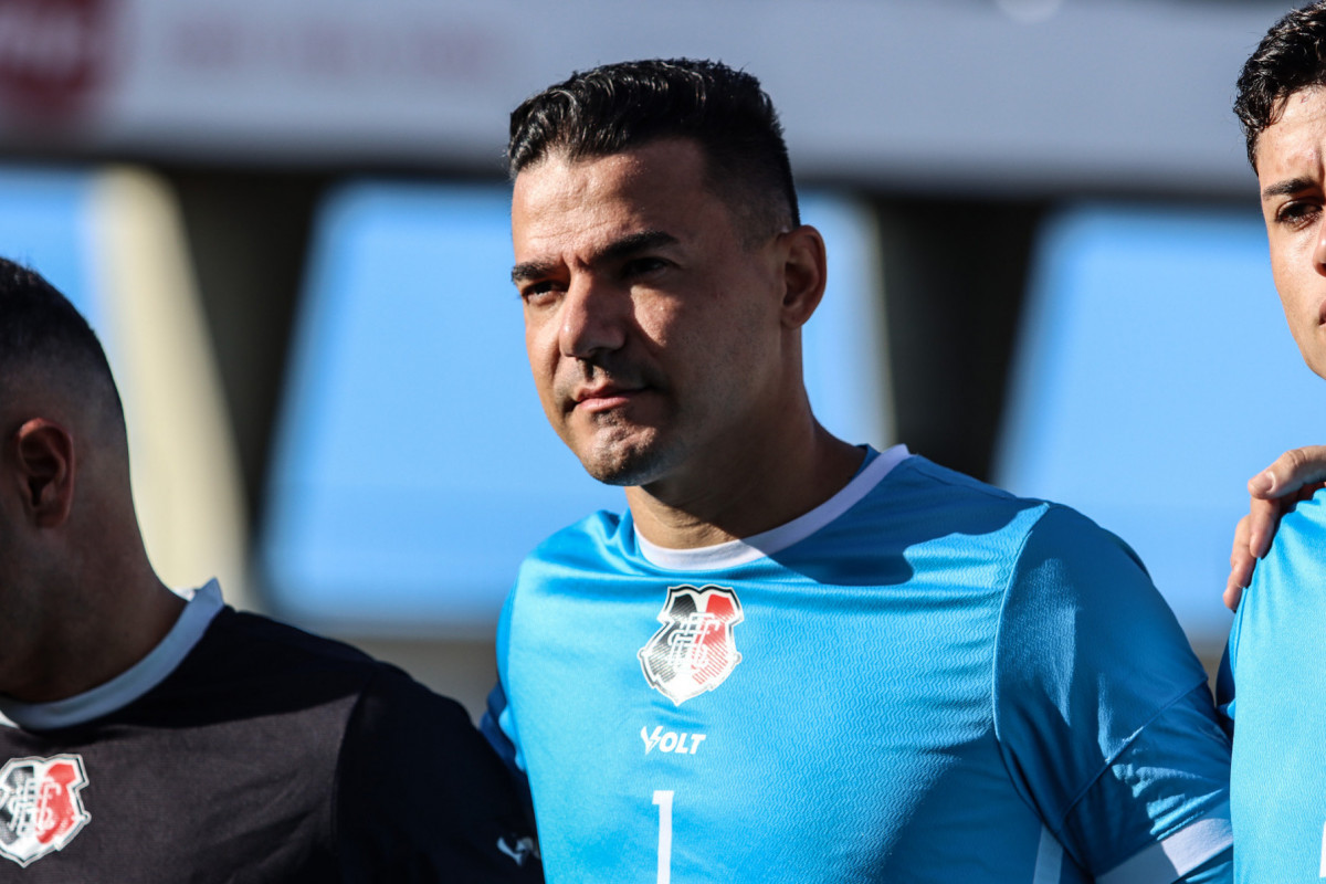 Felipe Alves, goleiro do Santa Cruz/Evelyn Victoria/SCFC