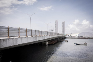 Ponte Giratória esyá em obras desde 2022