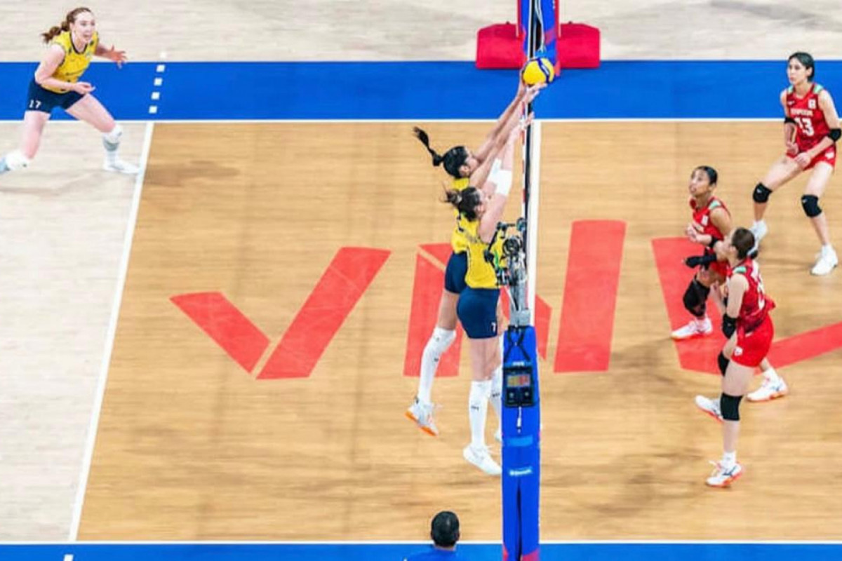 Brasil venceu o Japão na semifinal da Liga das Nações de Vôlei (CBV/Reprodução ) Brasil venceu o Japão na semifinal da Liga das Nações de Vôlei/CBV/Reprodução