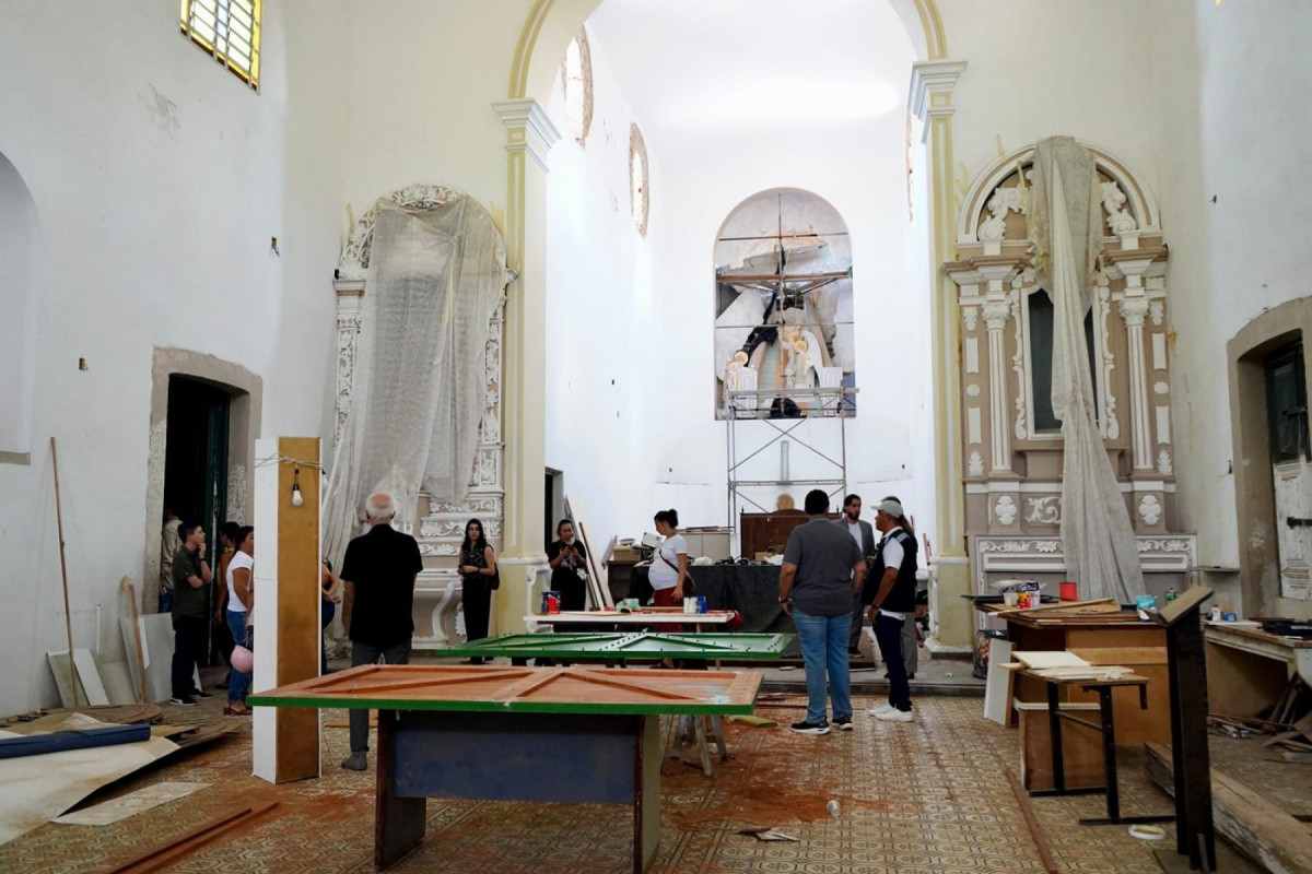 Interior da Igreja de São Pedro Mártir, em Olinda