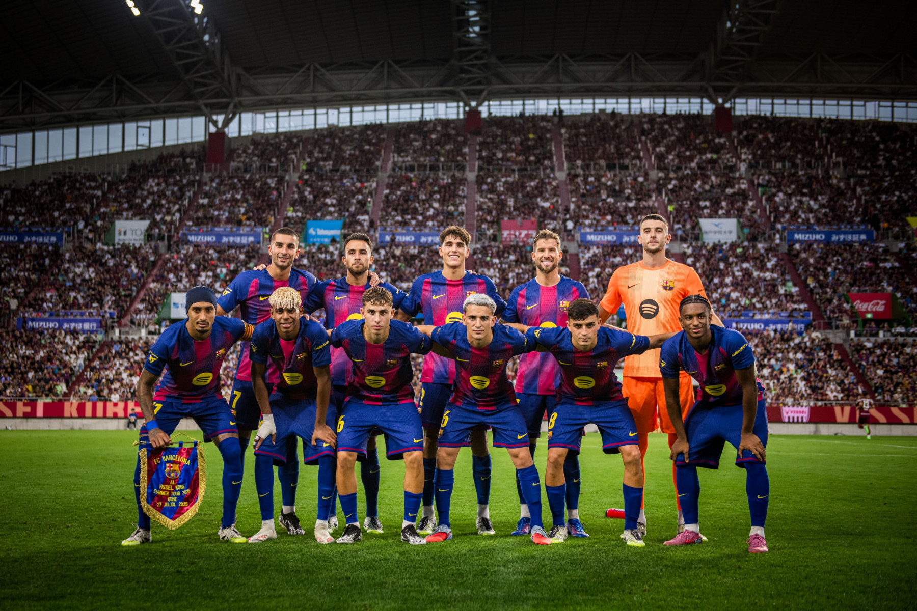 Barcelona em amistoso de pré-temporada