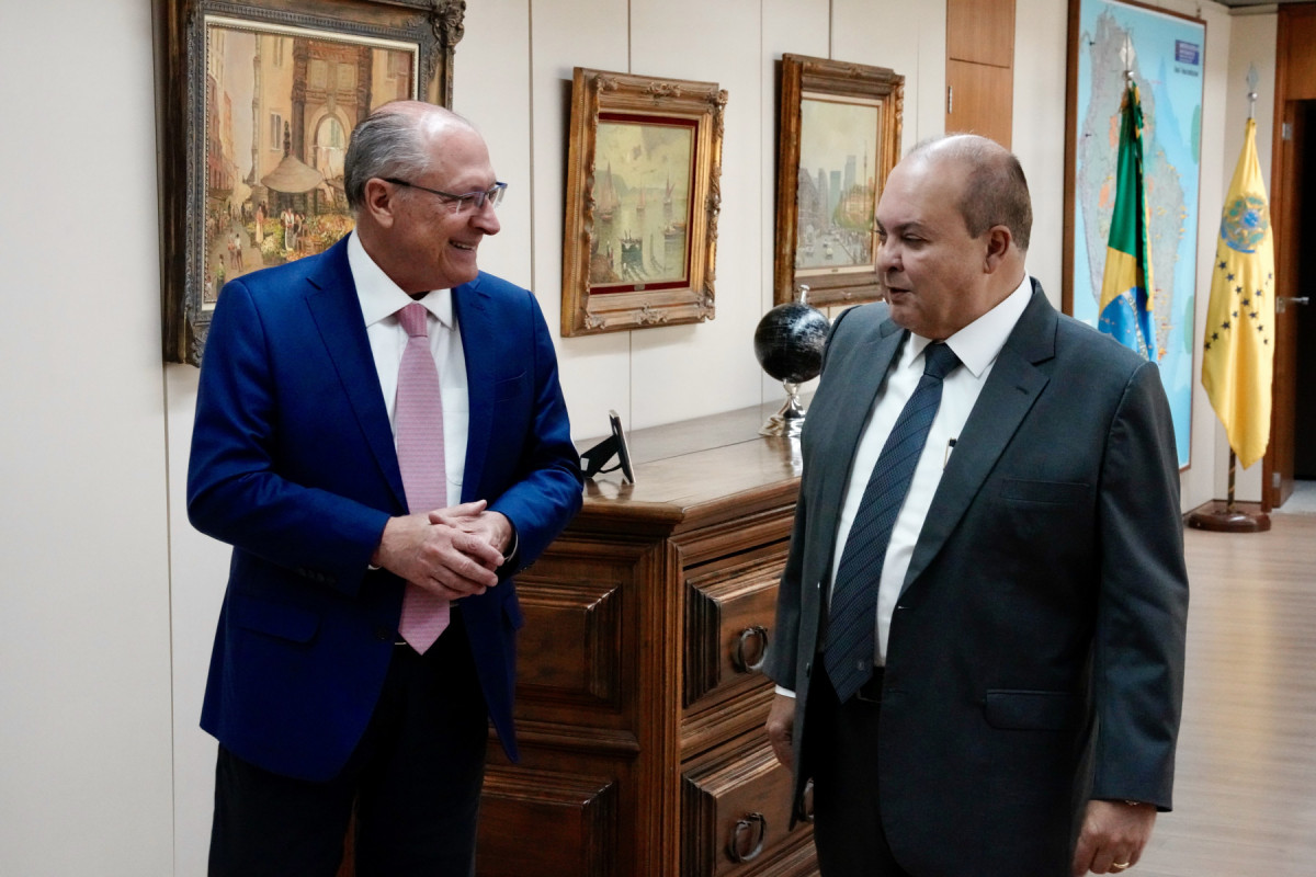 Vice Presidente da República Geraldo Alckmin durante Reunião com Governador do Distrito Federal Ibaneis Rocha. 