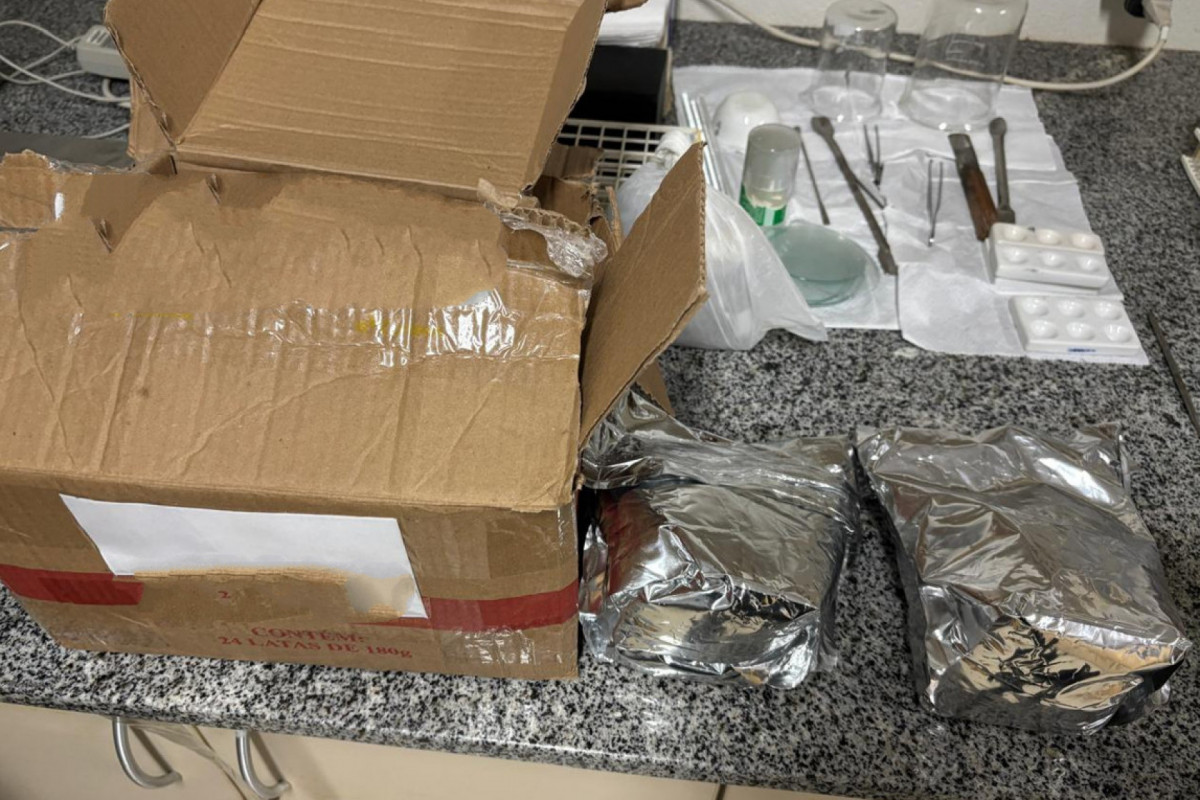 Polícia Federal apreendeu 3 quilos de  metanfetamina
