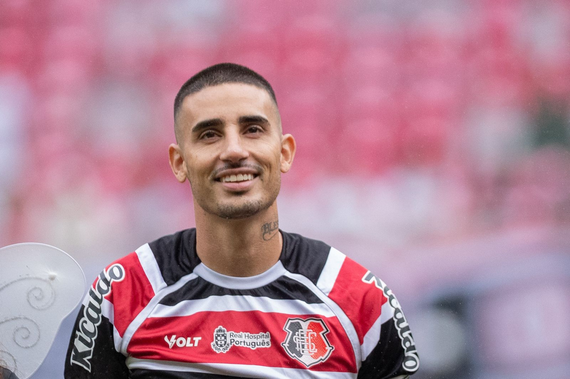 Thiago Galhardo, atacante do Santa Cruz