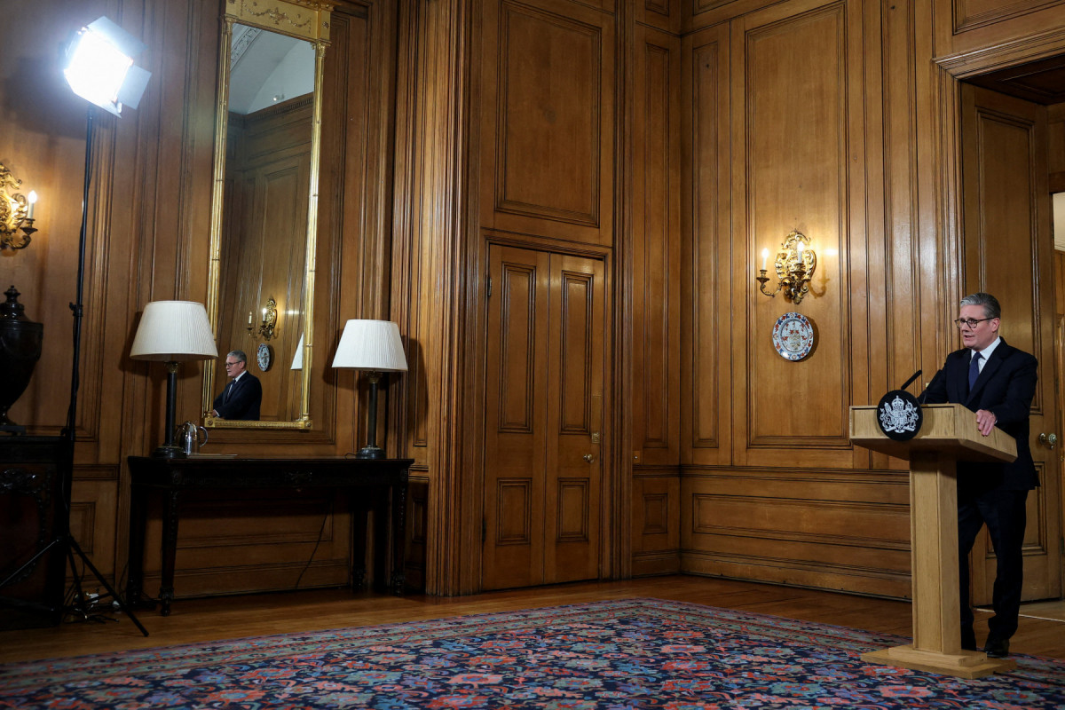 O primeiro-ministro britânico, Keir Starmer 