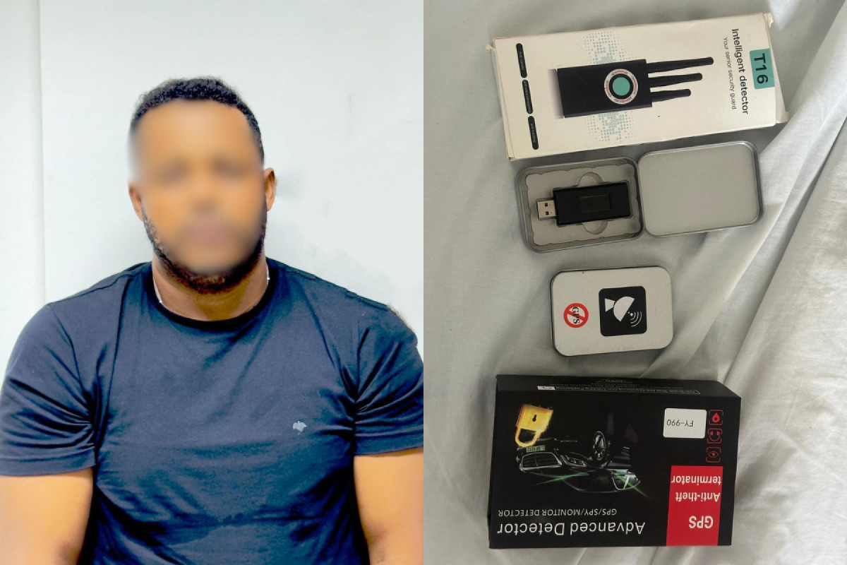 Fabinho FB à esquerda. Ao lado, os itens apreendidos na operação (Foto 1: Reprodução/WhatsApp. Foto 2: Divugação/FICCO) Fabinho FB à esquerda. Ao lado, os itens apreendidos na operação/Foto 1: Reprodução/WhatsApp. Foto 2: Divugação/FICCO
