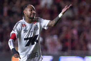 Neymar, camisa 10 do Santos 