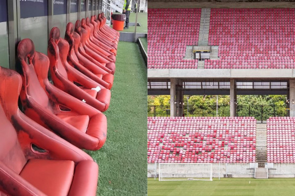 Arena Pernambuco com problemas na estrutura