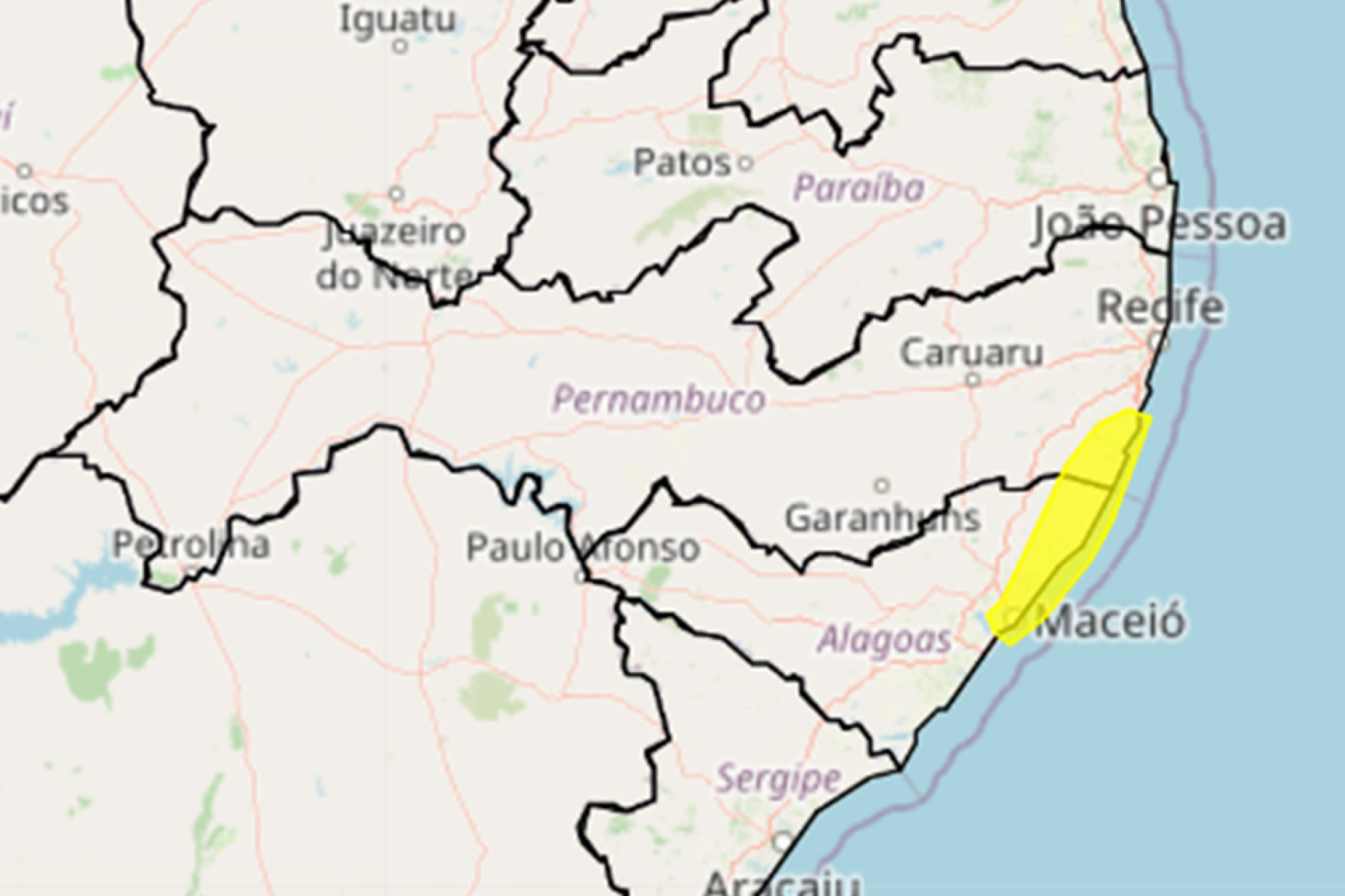 REPRODUÇÃO/SITE DO INMET