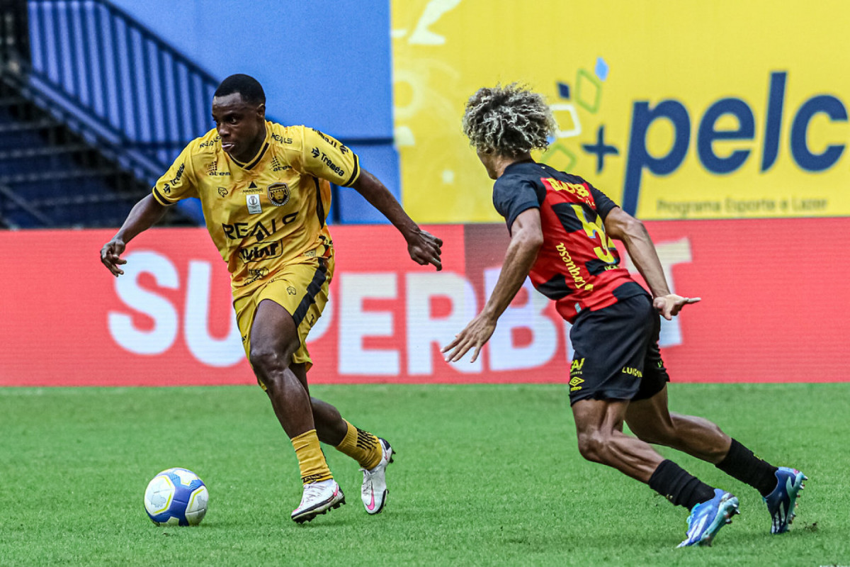 Quando estava no Amazonas, em 2024, o novo contratado do Náutico enfrentou o Sport pela Série B/João Normando/AMFC