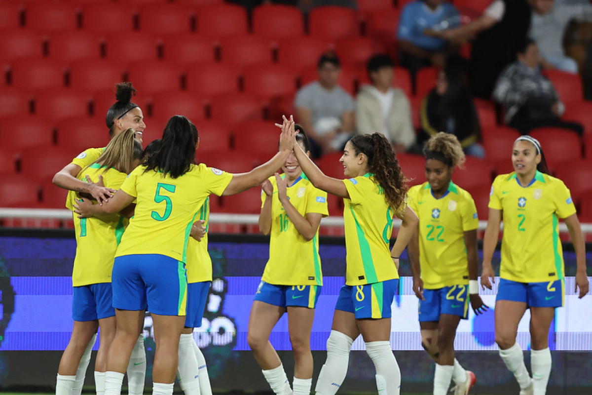 Seleção Brasileira Feminina (Lívia Villas Boas / CBF) Seleção Brasileira Feminina/Lívia Villas Boas / CBF