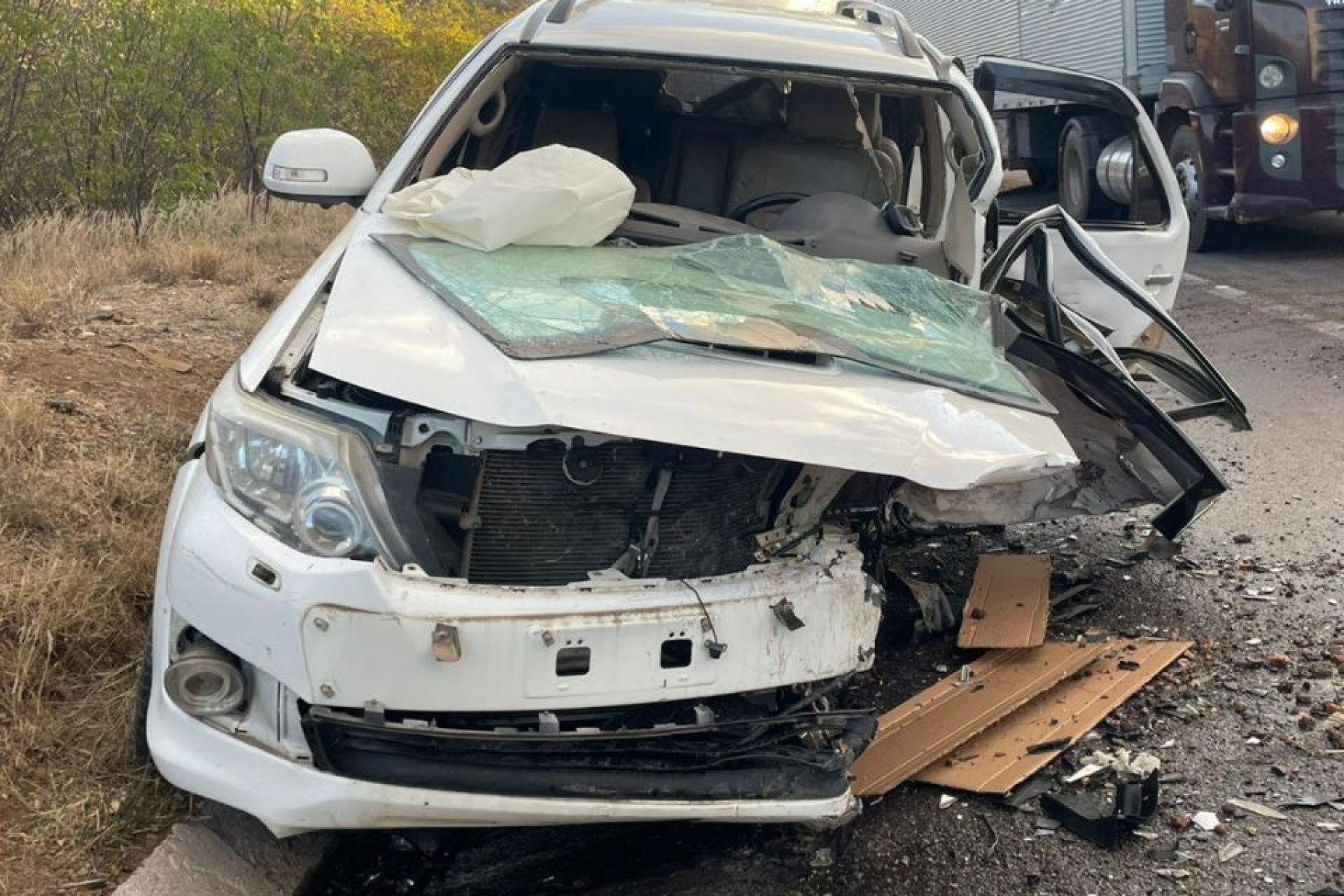 A SW4 só estava ocupada com o motorista