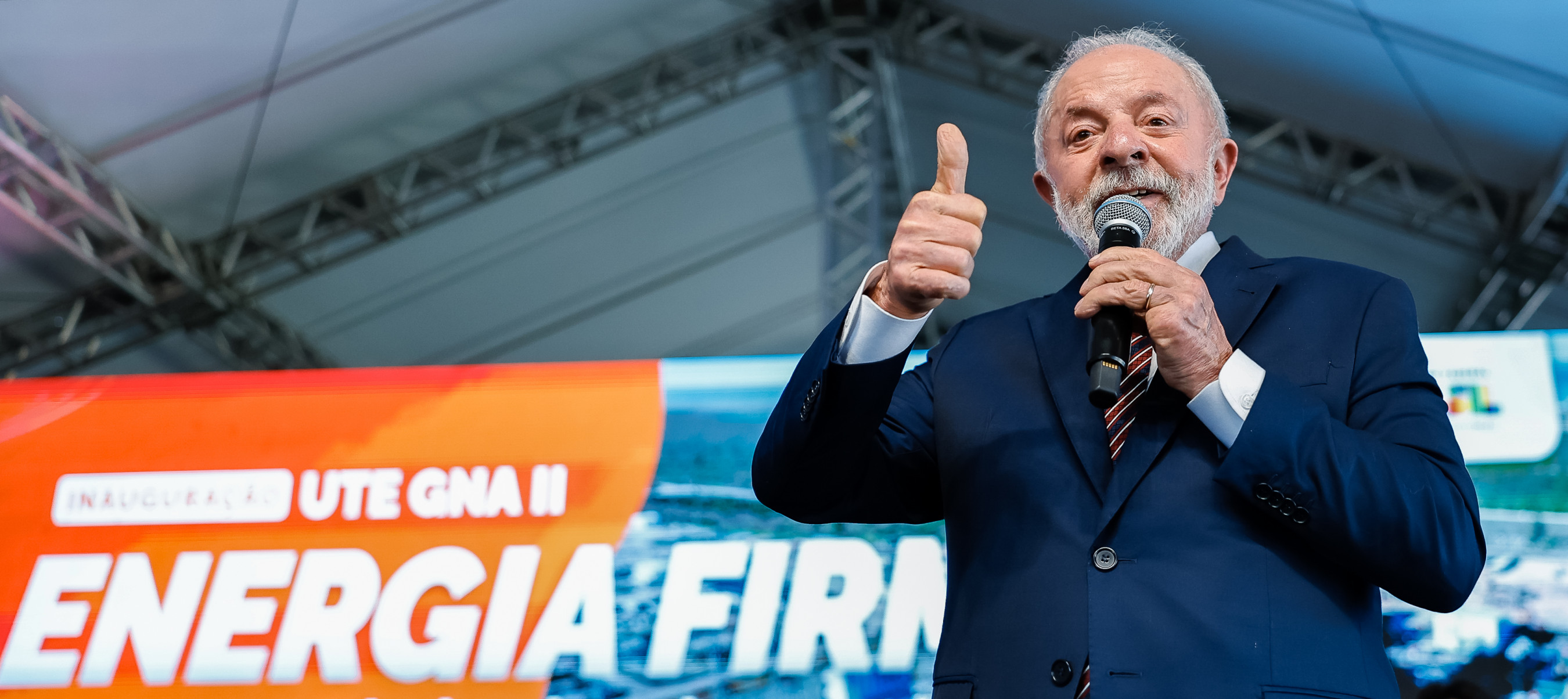 28.07.2025 - Presidente da República, Luiz Inácio Lula da Silva, durante a Cerimônia de Inauguração da Usina Termelétrica GNA II, no Porto do Açu. Centro de Visitantes do Porto do Açu – São João da Barra (RJ).
Foto: Ricardo Stuckert / PR
