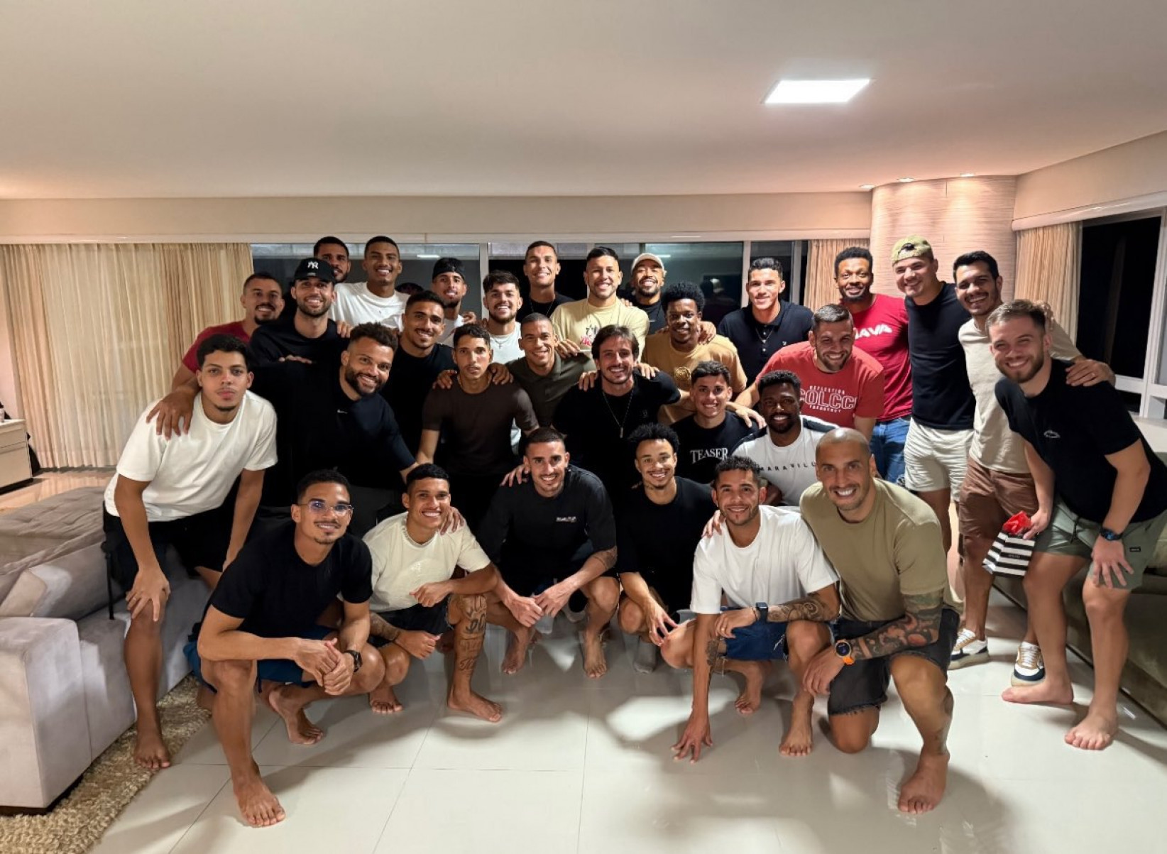 Jogadores do Santa Cruz
