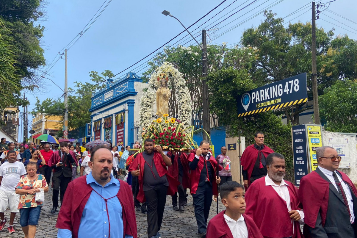 Procissão é um dos pontos altos da festa do padroeiro de Olinda (Arquidiocese de Olinda e Recife ) Procissão é um dos pontos altos da festa do padroeiro de Olinda /Arquidiocese de Olinda e Recife
