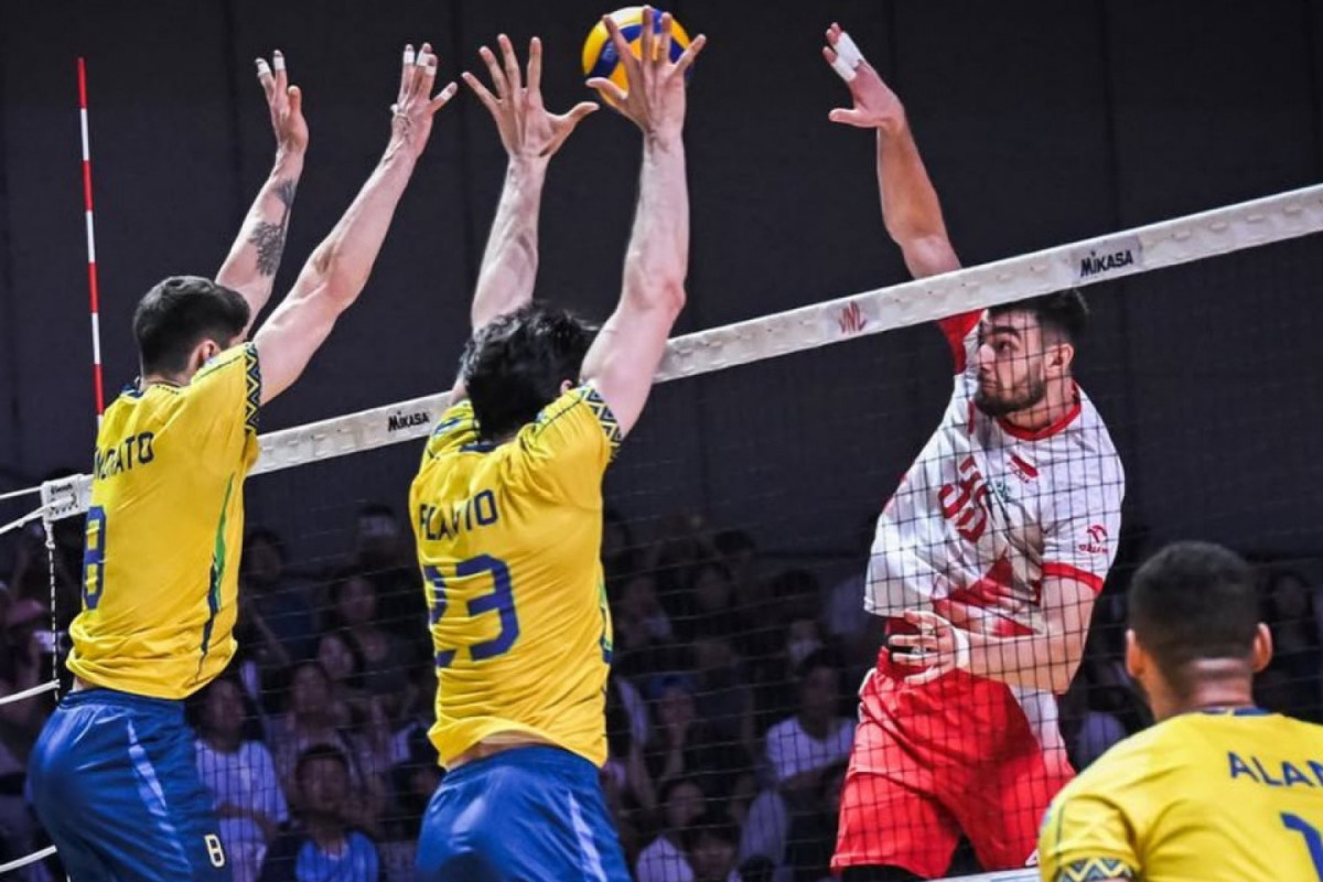 A Seleção Brasileira de Vôlei Masculina perdeu para Polônia por 3 a 0 (Divulgação/ Volleyball World) A Seleção Brasileira de Vôlei Masculina perdeu para Polônia por 3 a 0/Divulgação/ Volleyball World
