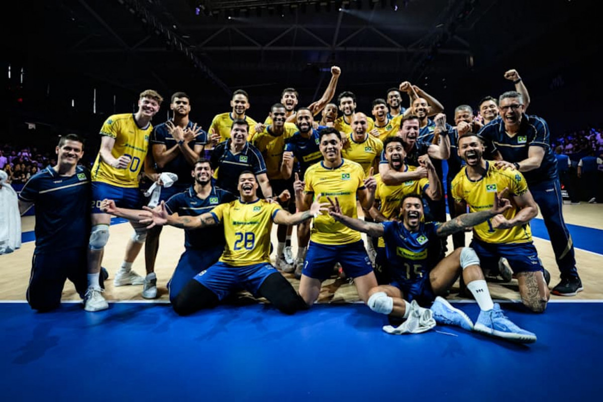 Seleção Brasileira Masculina de Vôlei/ FIVB/Divulgação