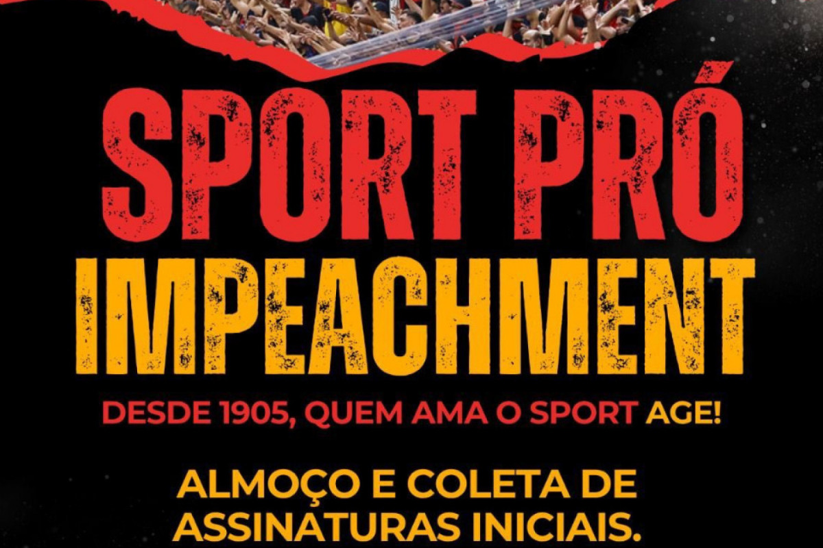 Leões pela Mudança convocam sócios para mobilização por impeachment de Yuri Romão
(Reprodução) Leões pela Mudança convocam sócios para mobilização por impeachment de Yuri Romão
/Reprodução