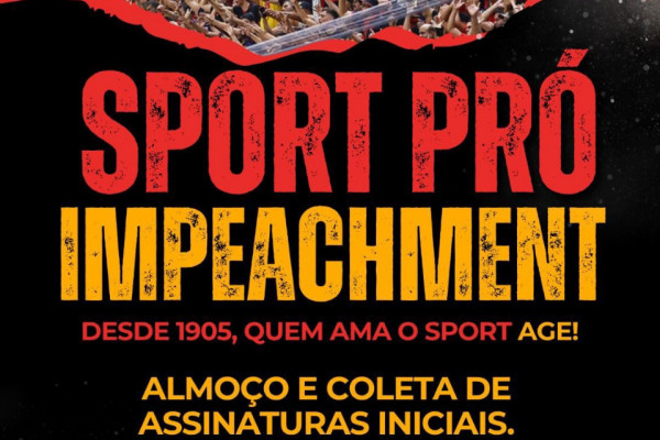 Leões pela Mudança convocam sócios para mobilização por impeachment de Yuri Romão
