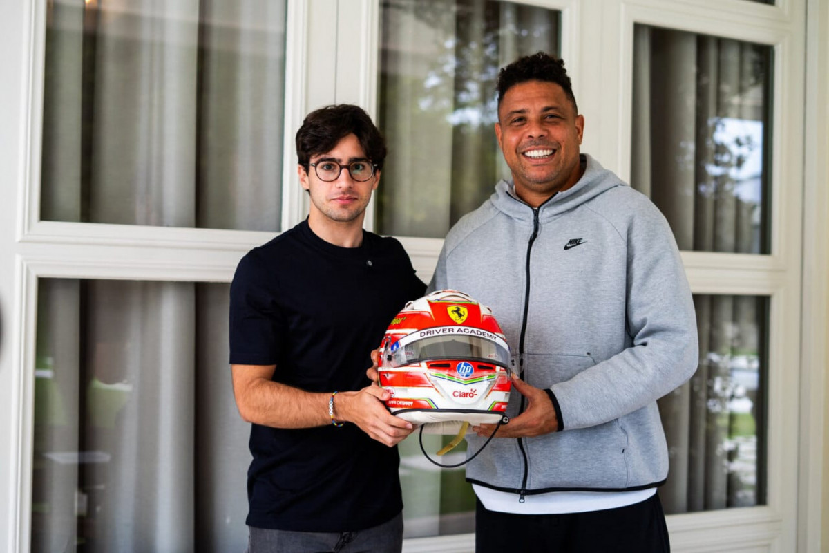 Piloto pernambucano Rafael Câmara e o pentacampeão Ronaldo Fenômeno (Divulgação/Octagon) Piloto pernambucano Rafael Câmara e o pentacampeão Ronaldo Fenômeno/Divulgação/Octagon