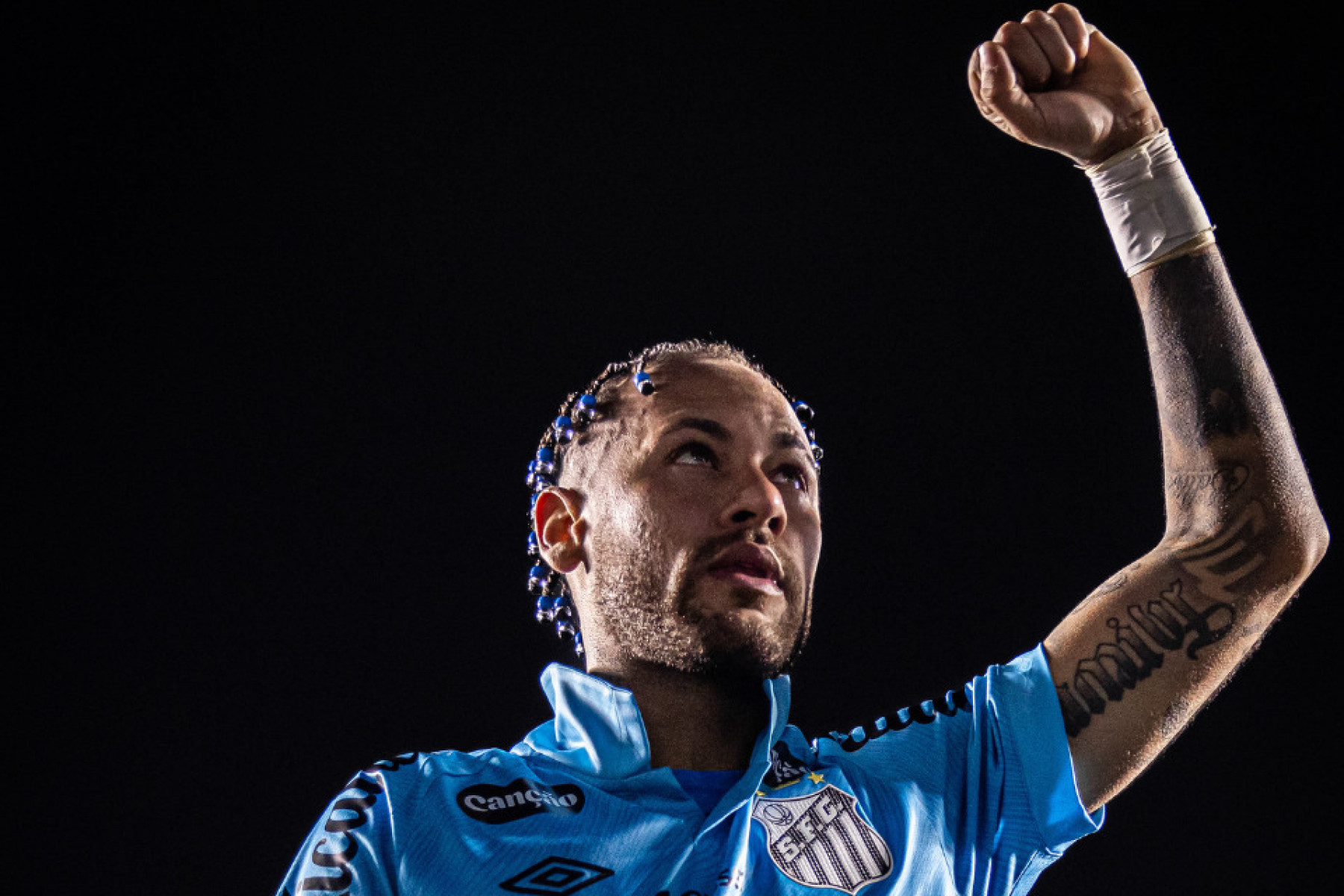 Neymar, atacante do Santos