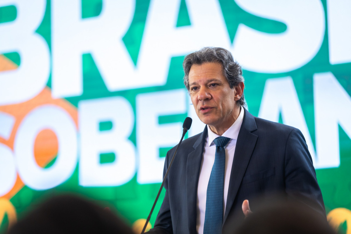 Ministro da Fazenda, Fernando Haddad, na 5ª Reunião Plenária do Conselho de Desenvolvimento Econômico Social Sustentável da Presidência da República/Foto: Diogo Zacarias/MF