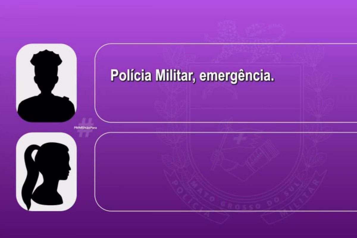 Fingindo pedir remédio, mulher aciona a polícia para denunciar doméstica; ouça ligação/Foto: Reprodução/pmmsoficial via Instagram