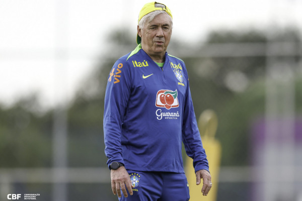 Carlo Ancelotti, técnico da Seleção Brasileira
