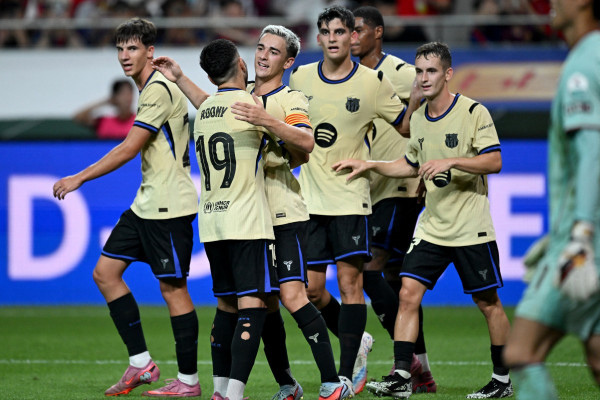 Elenco do Barcelona em amistoso