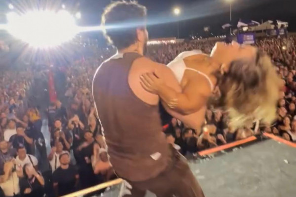 Momento foi compartilhado nas redes sociais do cantor