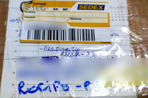 Encomenda contendo ecstasy foi endereçada ao bairro da Madalena