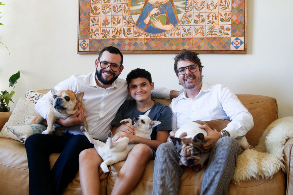 Família Vignoli, Maxwell, Felipe e Gabriel/Marina Torres/DP