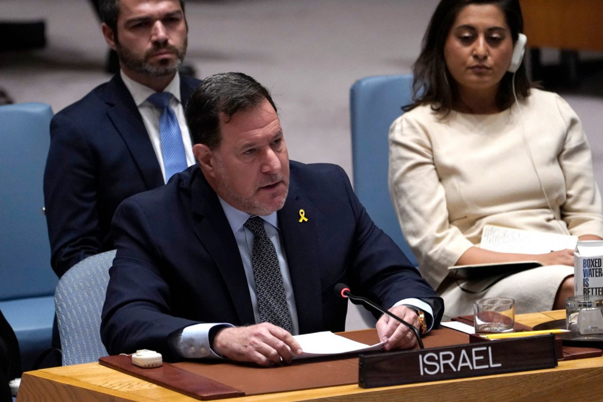 Jonathan Miller, representante de Israel na ONU (John Lamparski / AFP) Jonathan Miller, representante de Israel na ONU/John Lamparski / AFP