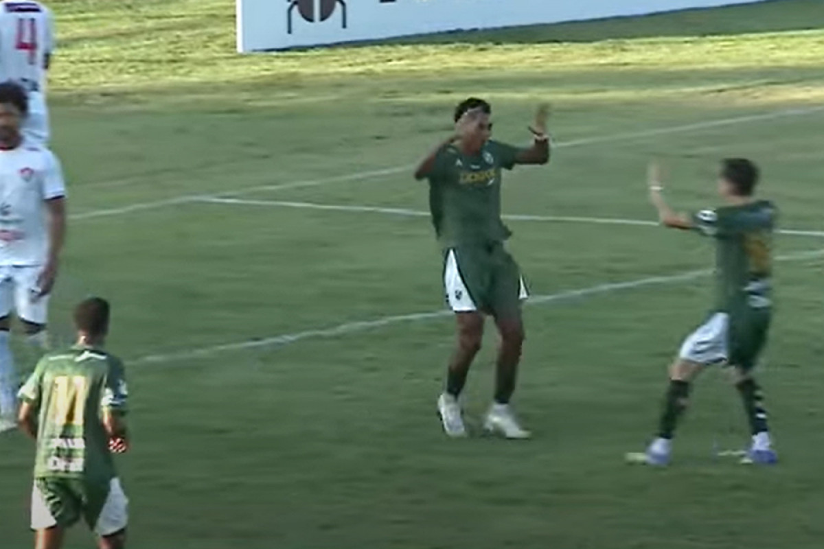 Jogadores do Altos comemorando gol contra o Independência-AC/REPRODUÇÃO/VÍDEO