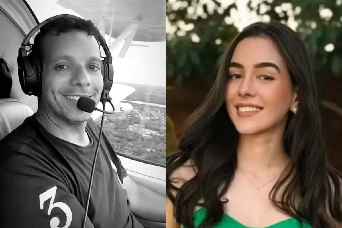 Avião caiu no último sábado (9)/Reprodução/redes sociais