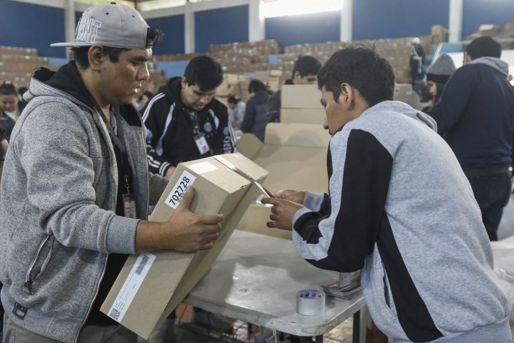 Preparativos para as eleições presidenciais, que acontecerão no próximo dia 17 de agosto