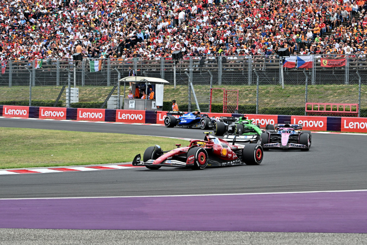 Lewis Hamilton, piloto da Ferrari, durante o GP da Húngria (Attila KISBENEDEK / AFP) Lewis Hamilton, piloto da Ferrari, durante o GP da Húngria /Attila KISBENEDEK / AFP