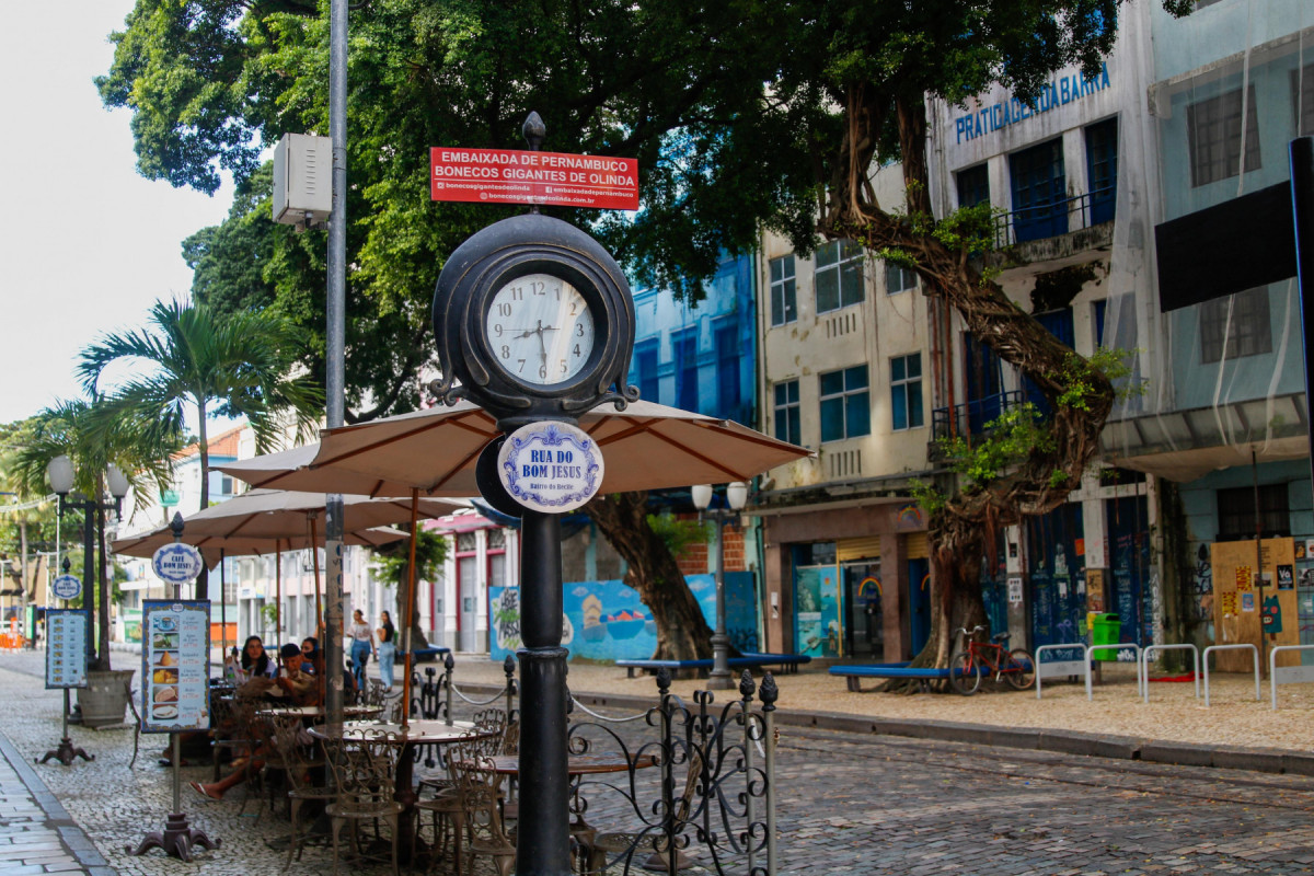 Rua do Bom Jesus, no Recife.