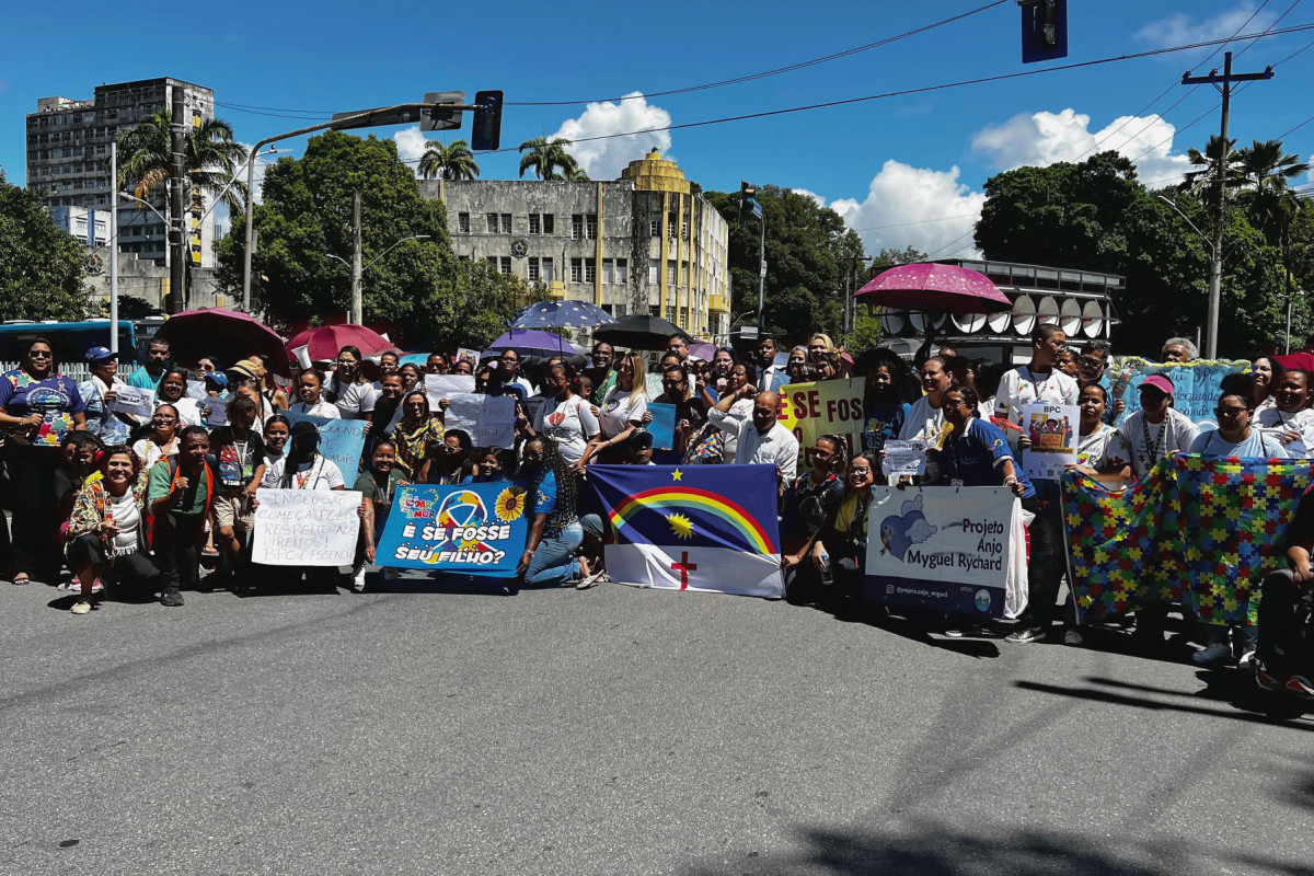 Ato aconteceu no Recife (Divulgação ) Ato aconteceu no Recife /Divulgação
