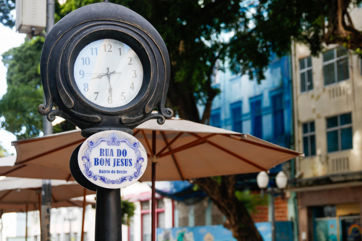 Rua do Bom Jesus, no Recife. 