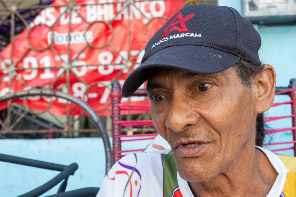Josafá, ex-morador de palafita