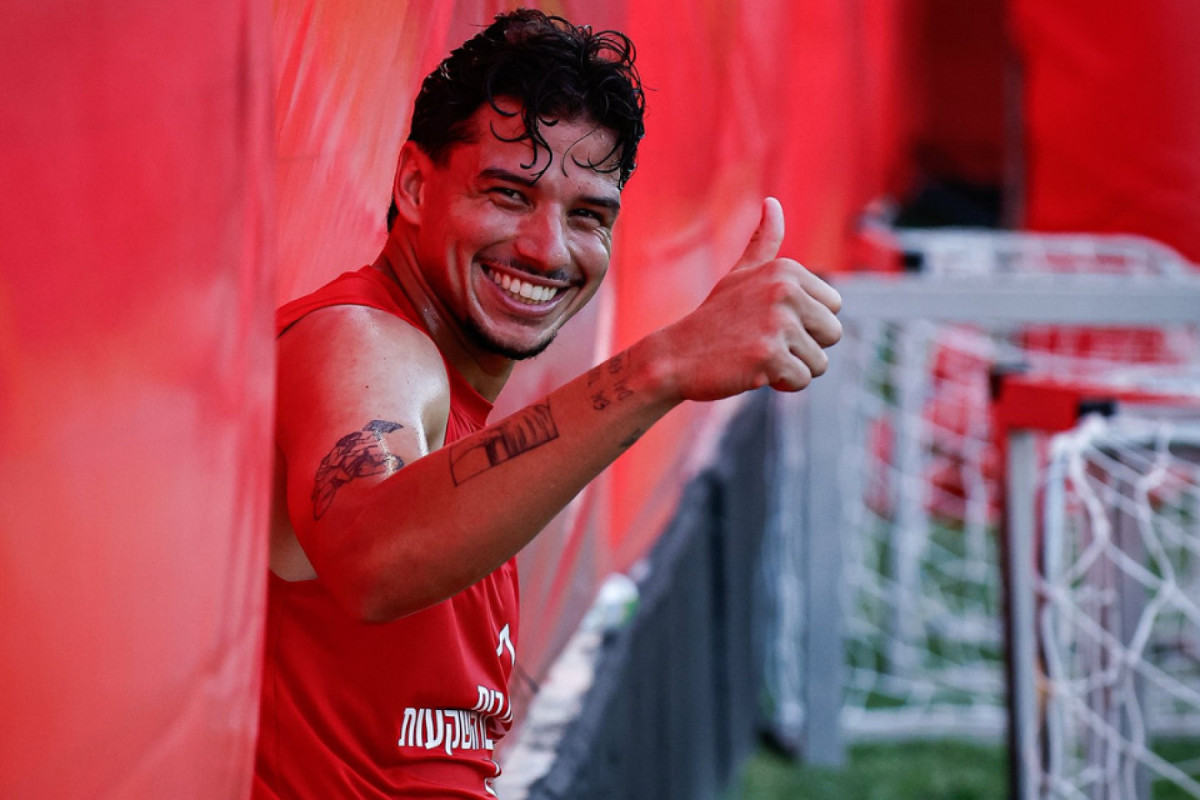 Chico, zagueiro do Sport que foi emprestado ao Hapoel Tel Aviv FC/Divulgação/ Hapoel Tel Aviv FC
