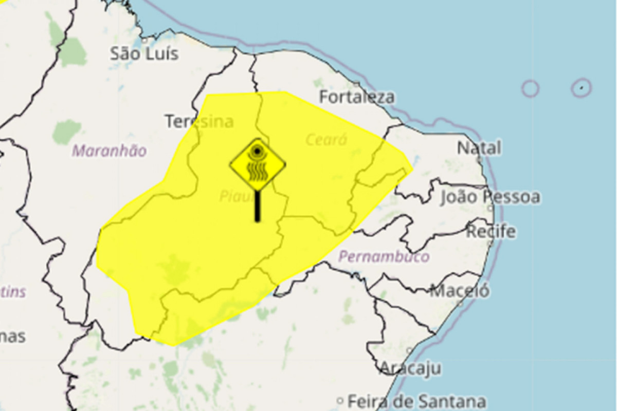 Previsão do Inmet para a quinta-feira (14)/REPRODUÇÃO/SITE INMET