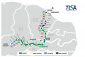Mapa da Nova Transnordestina - TSLA/Reprodução