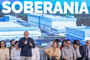 Lula na inauguração de fábrica da Hemobras em Goiana 